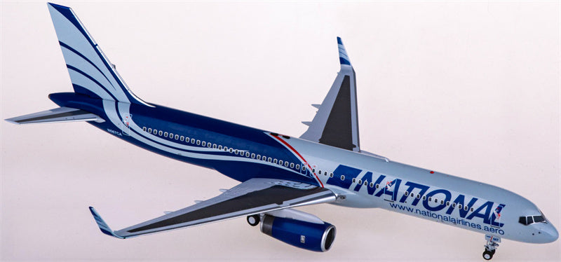 NG Models National Airlines for Boeing 757-200 N567CA 1:200 Airplane Pre-built Airliner Model Display