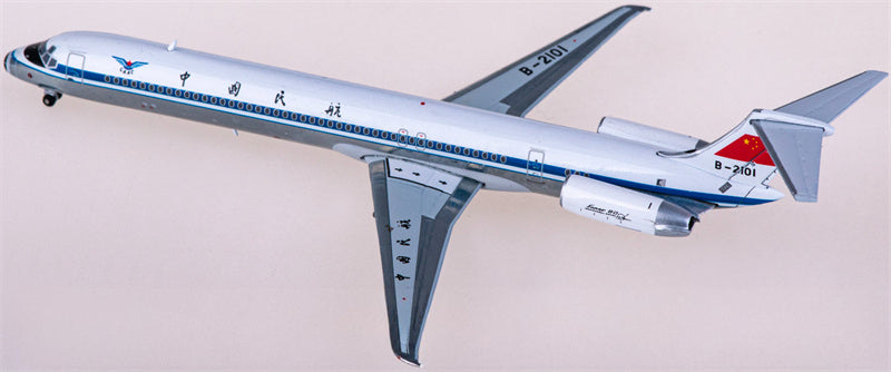 Yu 1:400 CAAC McDonnell Douglas MD-82 B-2101 Diecast Model view 4