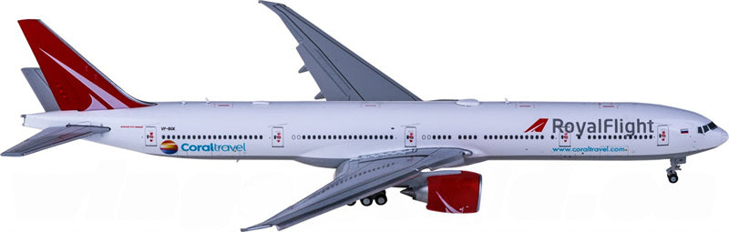 JC Wings Royal Flight Boeing 777-300ER VP-BGK Flaps Down 1:400 Diecast Model view 3