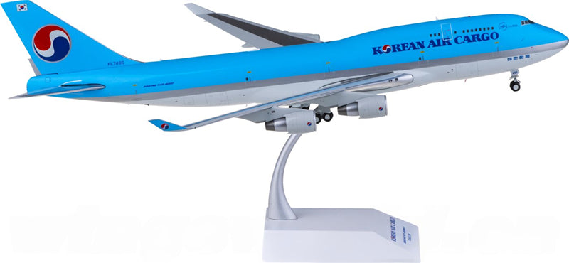 JC Wings Korean Air Cargo for Boeing 747-400BCF HL7486 1:200 Airplane Pre-built Airliner Model Display