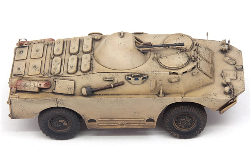 S-MODEL BRDM-2 armored reconnaissance vehicle Middle East Sand colored coating 1:72 Tank Pre-built Model