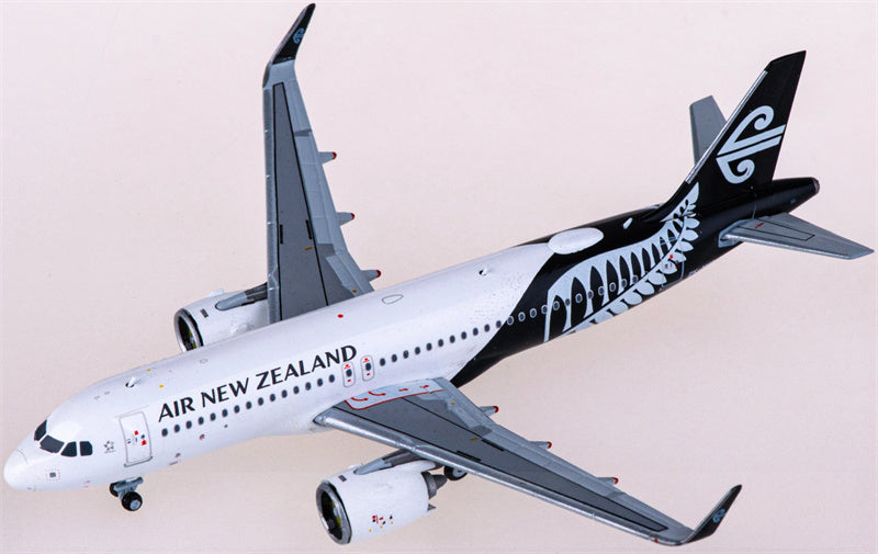 JC Wings Air New Zealand for Airbus A320neo ZK-NHC 1:400 Airplane Pre-built Airliner Model Display