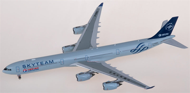 Phoenix China Eastern for airbus A340-600 B-6053 for SKY TEAM 1:400 Airplane Pre-built Airliner Model Display