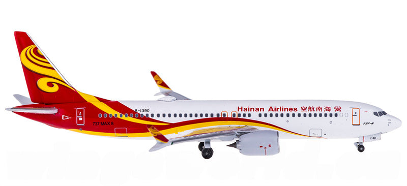 AeroClassics 1:400 Hainan Airlines Boeing 737 B-1390 Diecast Model view 4