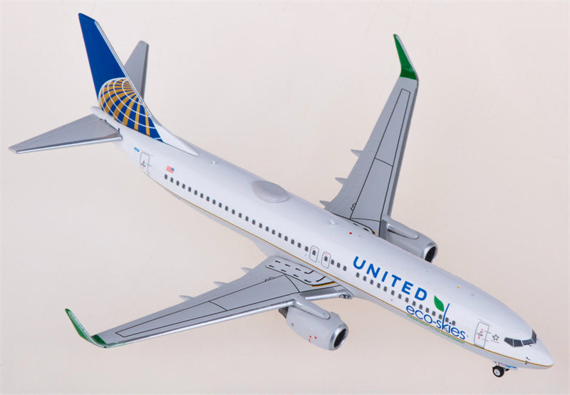 C Model United Airlines for Boeing 737-800 N76516 1:400 Airplane Pre-built Airliner Model Display
