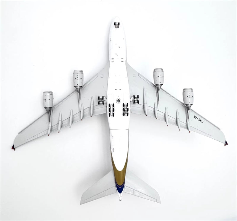 YY Wings Singapore Airlines Airbus A380-800 9V-SKJ Flaps Down 1:400 Diecast Model view 3