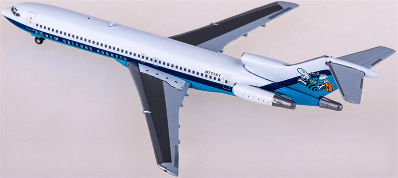 JC Wings New Orleans Hornets for Boeing 727-200 N777KY 1:400 Airplane Pre-built Airliner Model Display
