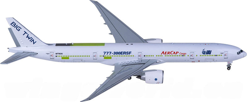 JC Wings Kalitta Air for Boeing 777-300ER N778CK 1:400 Airplane Pre-built Airliner Model Display