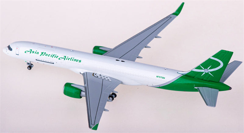 NG Models Asia Pacific Airlines for Boeing 757-200 N757QM 1:400 Airplane Pre-built Airliner Model Display