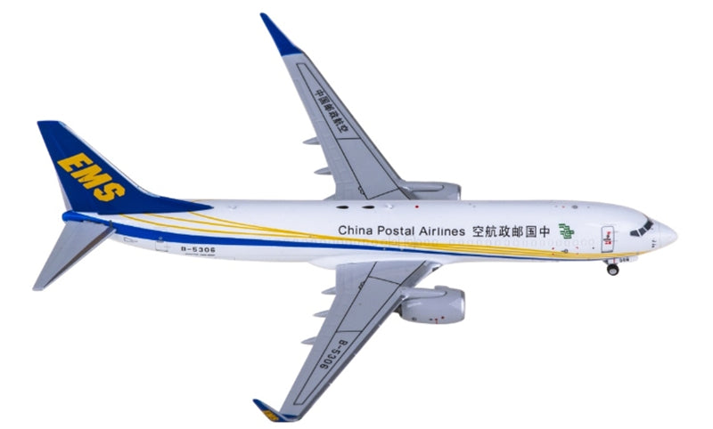 NG Models China Postal Airlines for Boeing 737-800BCF B-5306 for EMS 1:400 Aircraft Pre-built Airliner Model Display