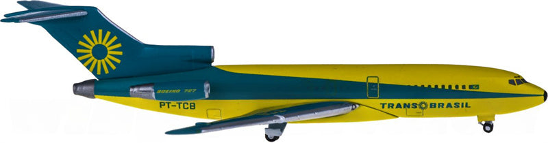 Herpa TransBrasil for Boeing 727-100 PT-TCB 1:500 Aircraft Pre-built Airliner Model Display