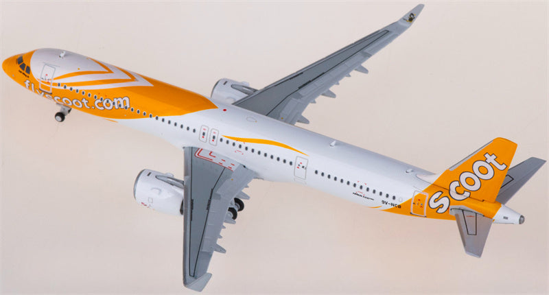 JC Wings Scoot Airbus A321neo 9V-NCB 1:400 Diecast Model view 4