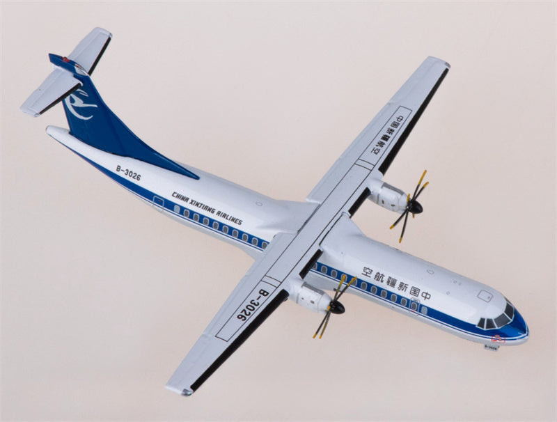 Yu China Xinjiang Airlines ATR-72 B-3026 1:400 Diecast Model view 4