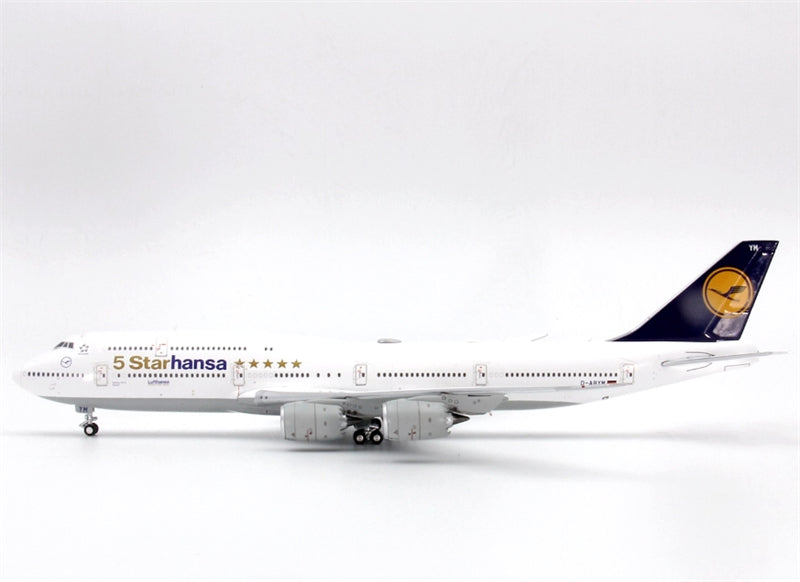 YY Wings Lufthansa Airlines for Boeing 747-8 D-ABYM 5 Star hansa Livery 1:400 Airplane Pre-built Airliner Model Display