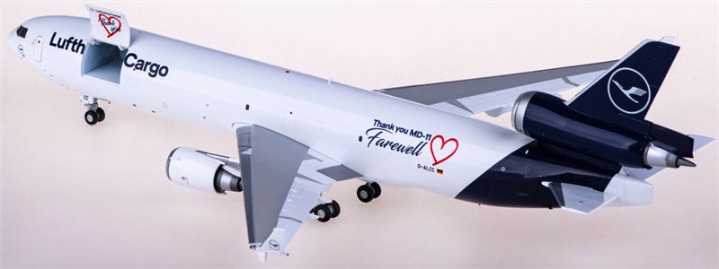 Geminijets Lufthansa Cargo for McDonnell for Douglas MD-11 D-ALCC 1:200 Airplane Pre-built Airliner Model Display