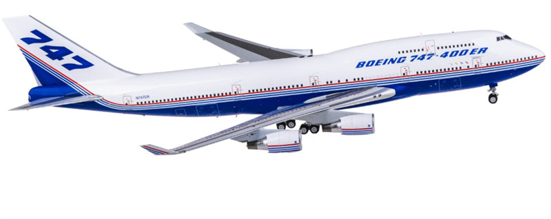 SQ Wings Boeing 747-400 N747ER 1:200 Diecast Model view 4