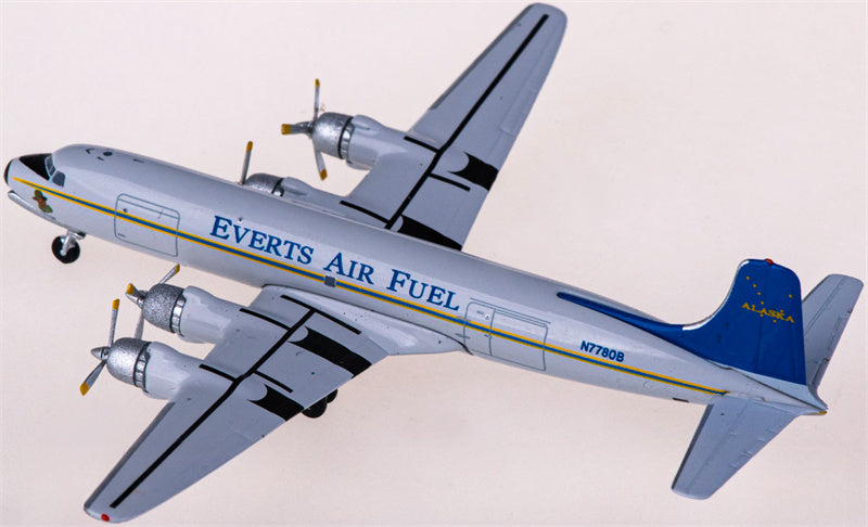 AeroClassics Everts Air Fuel Douglas DC-6 N77808 1:400 Diecast Model view 2
