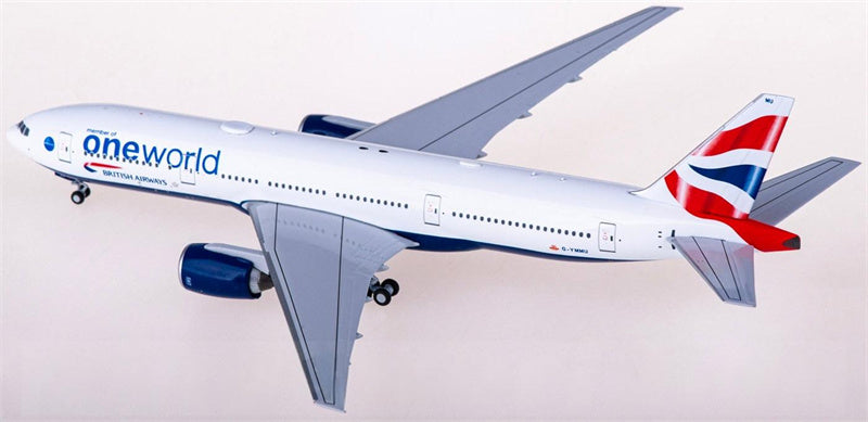 NG Models British Airways for Boeing 777-200ER G-YMMU 1:400 Airplane Pre-built Airliner Model Display