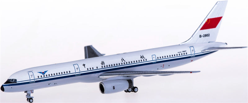 AeroClassics 1:400 CAAC Boeing 757-200 B-2802 Diecast Model view 4