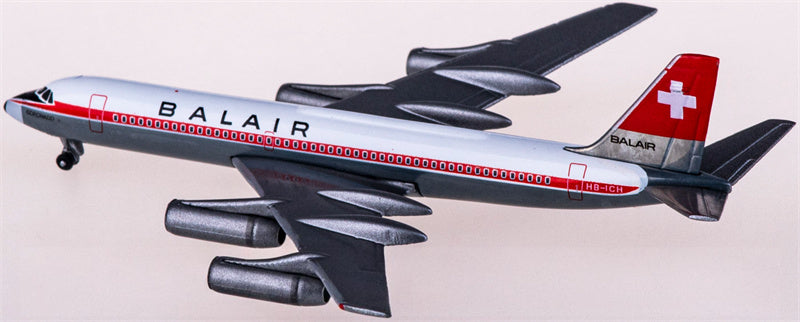 Herpa Balair for Convair 990 HB-ICH 1:500 Aircraft Pre-built Airliner Model Display