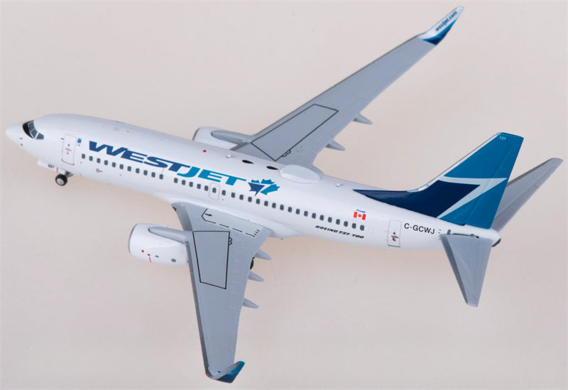 NG Models WestJet Boeing 737-700 C-GCWJ 1:400 Diecast Model view 2