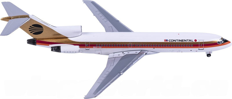 AeroClassics Continental Airlines Boeing 727-200 N66733 1:400 Diecast Model view 4