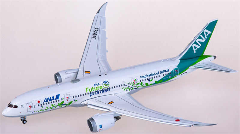 JC Wings ANA Boeing 787-8 Dreamliner JA874A Flaps Down 1:400 Diecast Model view 2