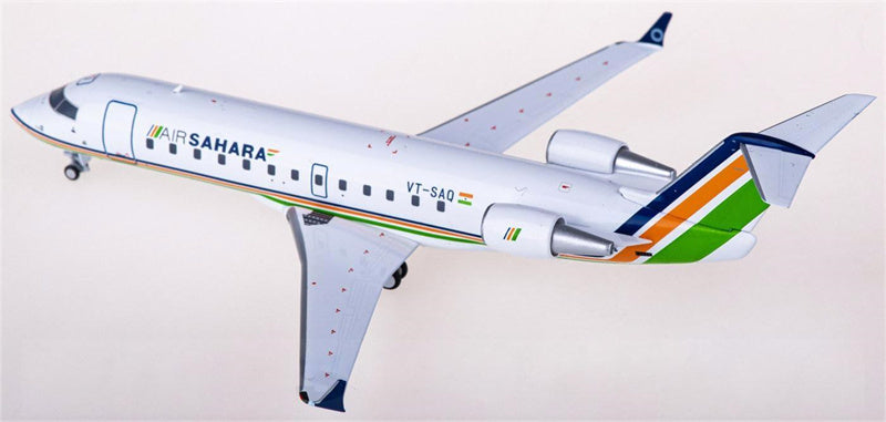 NG Models Air Sahara for Bombardier CRJ200ER VT-SAQ 1:200 Airplane Pre-built Airliner Model Display