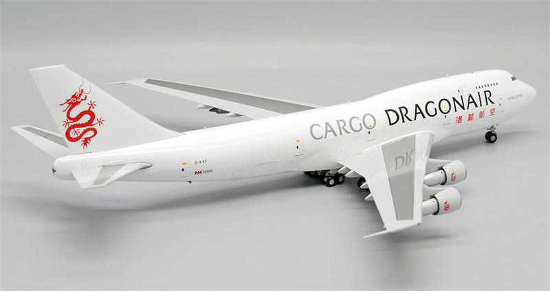 JC Wings 1:200 Dragonair Cargo Boeing 747-300SF B-KAC Model