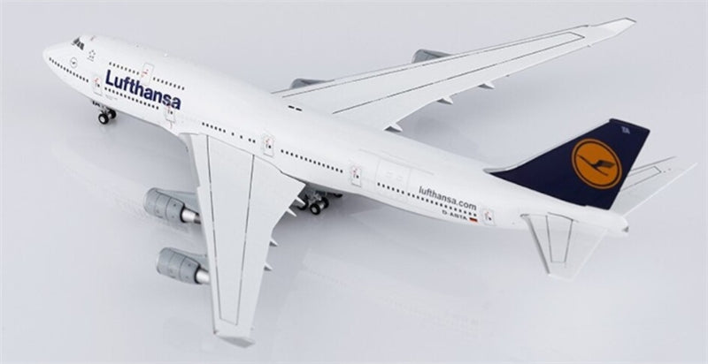 YY Wings Lufthansa Airlines for Boeing 747-400 D-ABTA Old Livery 1:400 Airplane Pre-built Airliner Model Display