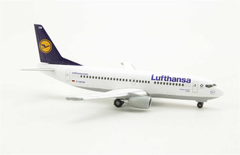 Herpa Lufthansa for Boeing 737-300 D-ABXW 1:500 Airplane Pre-built Airliner Model Display