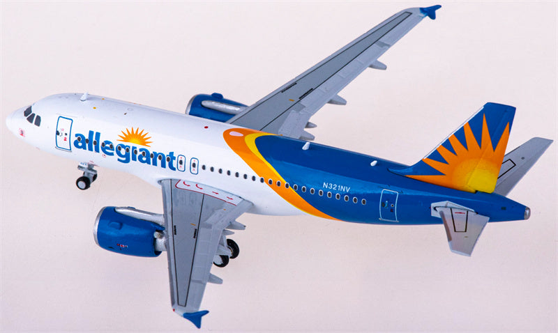 Geminijets Allegiant Airbus A319 N321NV 1:400 Diecast Model view 2