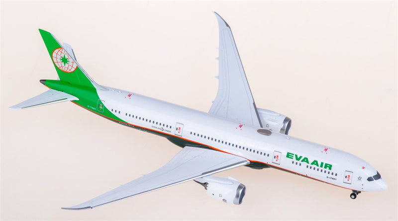 NG Models EVA Air for Boeing 787-9 Dreamliner B-17887 1:400 Airplane Pre-built Airliner Model Display