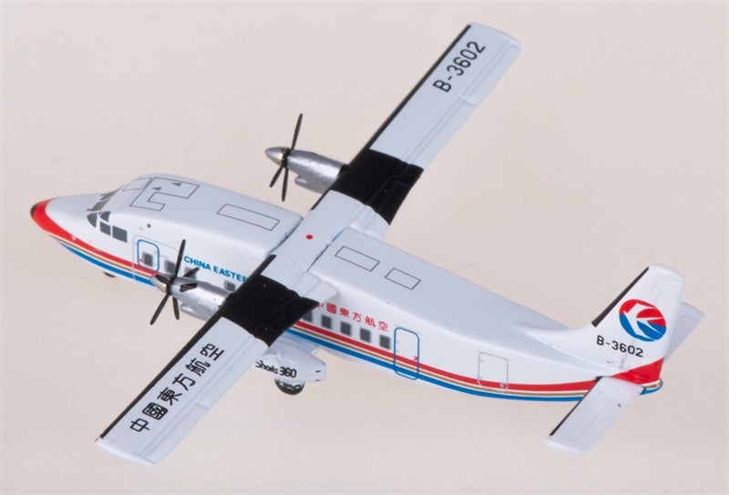 Yu Model 中国東方航空 ショート360 B-3602 1:400 飛行機 組み立て済み旅客機モデル ディスプレイ