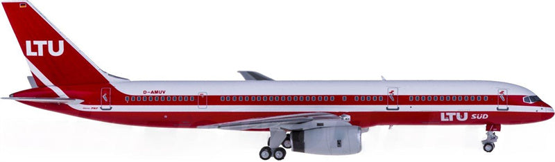 NG Models LTU International for Boeing 757-200 D-AMUV 1:400 Airplane Pre-built Airliner Model Display