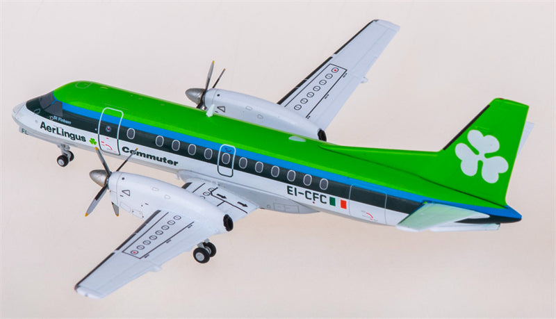 JC Wings Aer Lingus for Saab 340B EI-CFC 1:200 Airplane Pre-built Airliner Model Display