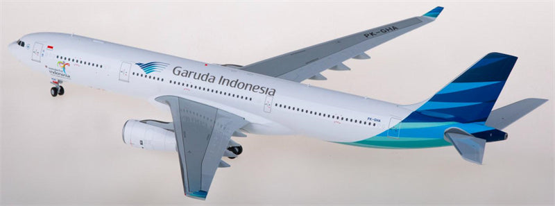 JC Wings Garuda Indonesia for Airbus A330-300 PK-GHA 1:200 Airplane Pre-built Airliner Model Display