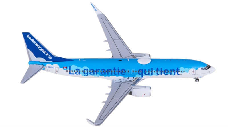C WestJet Boeing 737-800 C-GWSZ 1:400 Diecast Model view 2