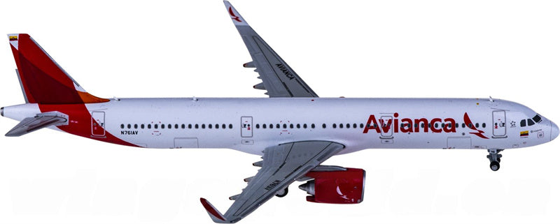 Geminijets Avianca Airbus A321neo N761AV 1:400 Diecast Model view 3