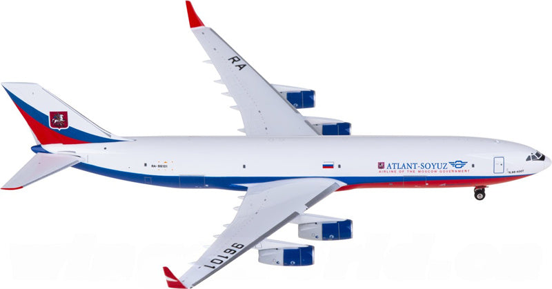Phoenix Atlant-Soyuz Airlines for Ilyushin IL-96-400T RA-96101 1:400 Airplane Pre-built Airliner Model Display