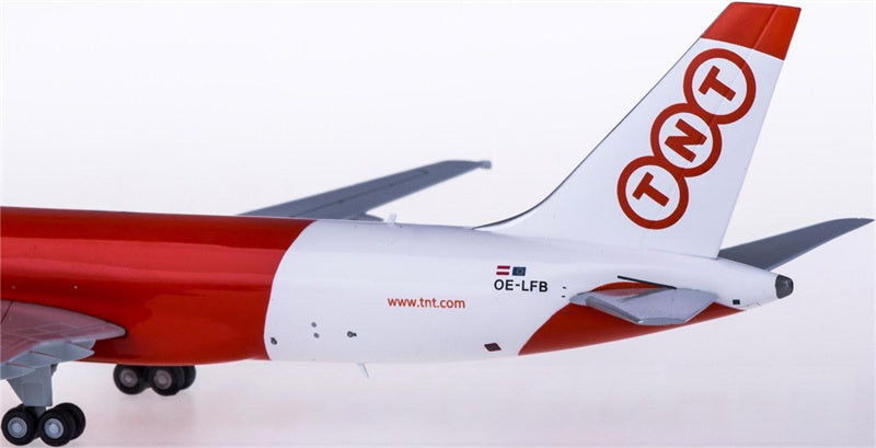 JC Wings TNT for Boeing 757-200F OE-LFB 1:200 Airplane Pre-built Airliner Model Display