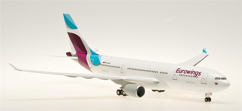 Hogan Eurowings for Airbus A330-200 D-AXGA 1:200 Aircraft Pre-built Airliner Model Display
