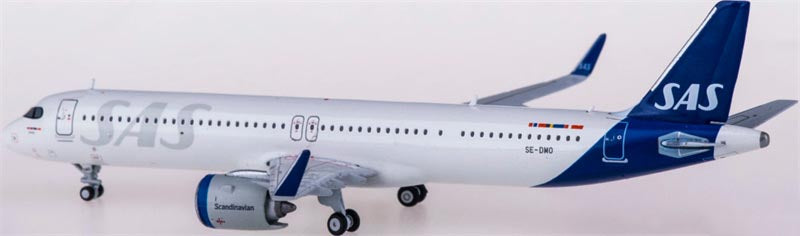 ジェミニジェッツSAS製エアバスA321neo SE-DMO 1:400スケール飛行機組み立て済み旅客機モデルディスプレイ