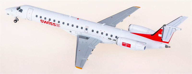 JC Wings Swiss Embraer ERJ-145LU HB-JAK 1:200 Aircraft Model