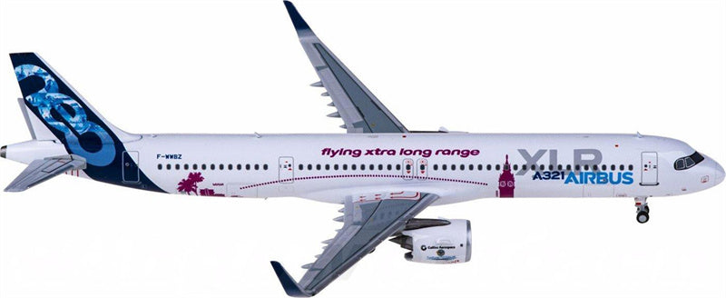 NG Models Airbus A321LR F-WWBZ flying xtra long range 1:400 Diecast Model view 2