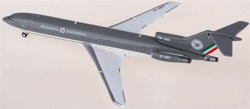 Geminijets Mexican Federal Police for Boeing 727-200 XC-NPF 1:400 Airplane Pre-built Airliner Model Display