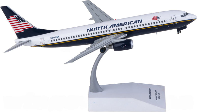 JC Wings North American Airlines Boeing 737-800 N802NA 1:200 Diecast Model view 4