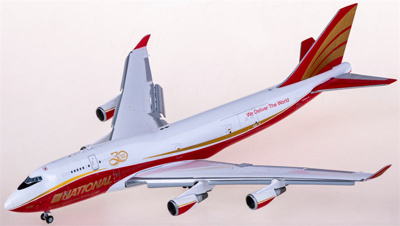 JC Wings National Airlines Boeing 747-400BCF N936CA Flaps Down 1:400 Diecast Model view 2