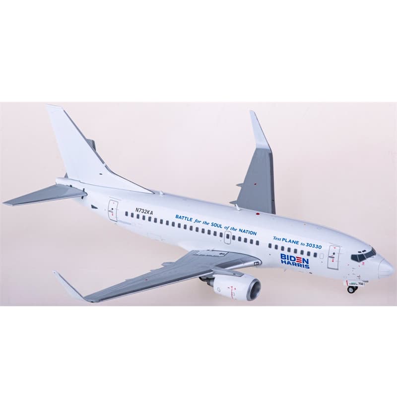 JC Wings Boeing 737-500 N732KA 1:200 Aircraft Pre-built Airliner Model Display