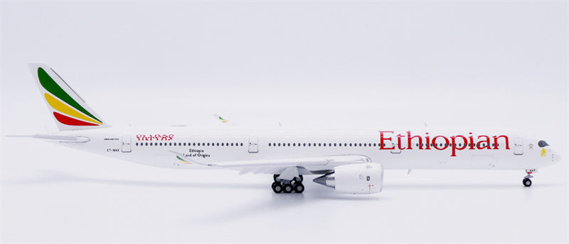 JC Wings Ethiopian Airlines Airbus A350-1000XWB ET-BAX Flaps down 1:400 Diecast Model view 3